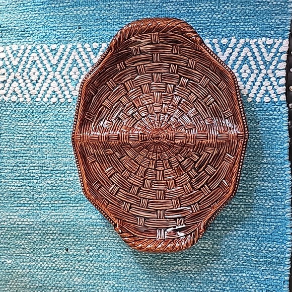 Vintage USA Pottery 420 Serving Tray - Picture 4 of 7